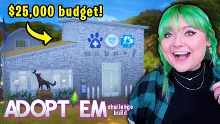 I built a $25,000 Vet Clinic in the Sims 4! | The Sims 4 Adopt Em Challenge (Build)