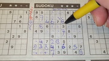Thursday. Bonus Extra edition (#3601) Three Stars Sudoku puzzle. 10-29-2021 Extra part 1 of 5