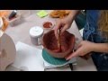 Glaze Application Demonstration for Ceramics I, II, and Wheel Throwing