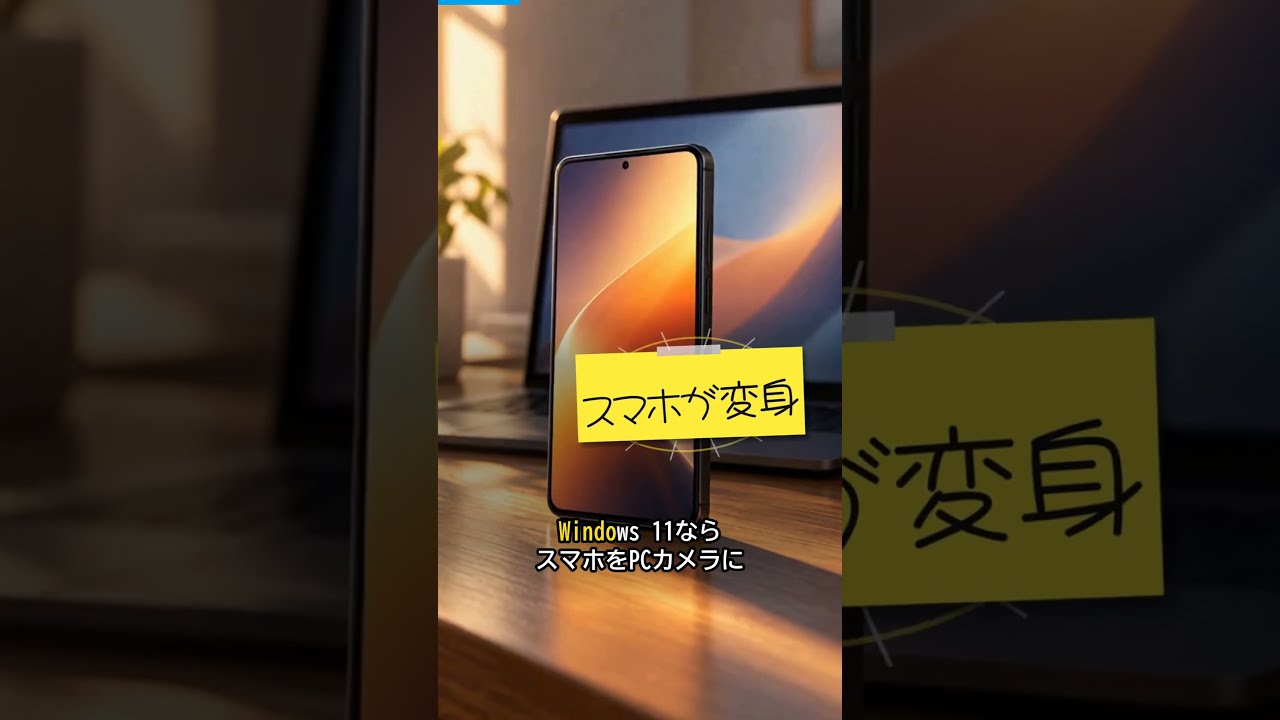 Webカメラは買わなくていい？Windows 11でスマホをPCカメラにする公式