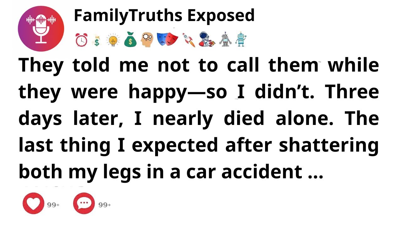 Parents Chose Vacation Over Me After My Crash – “Don’t Call Us While We’re Happy”| Reddit Stories