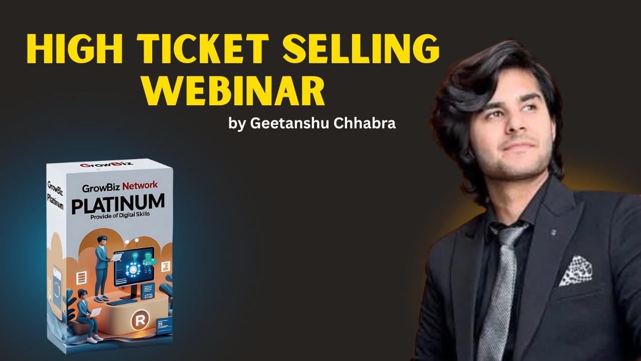 High Ticket Selling Webinar | How to Sell High Ticket Products ...