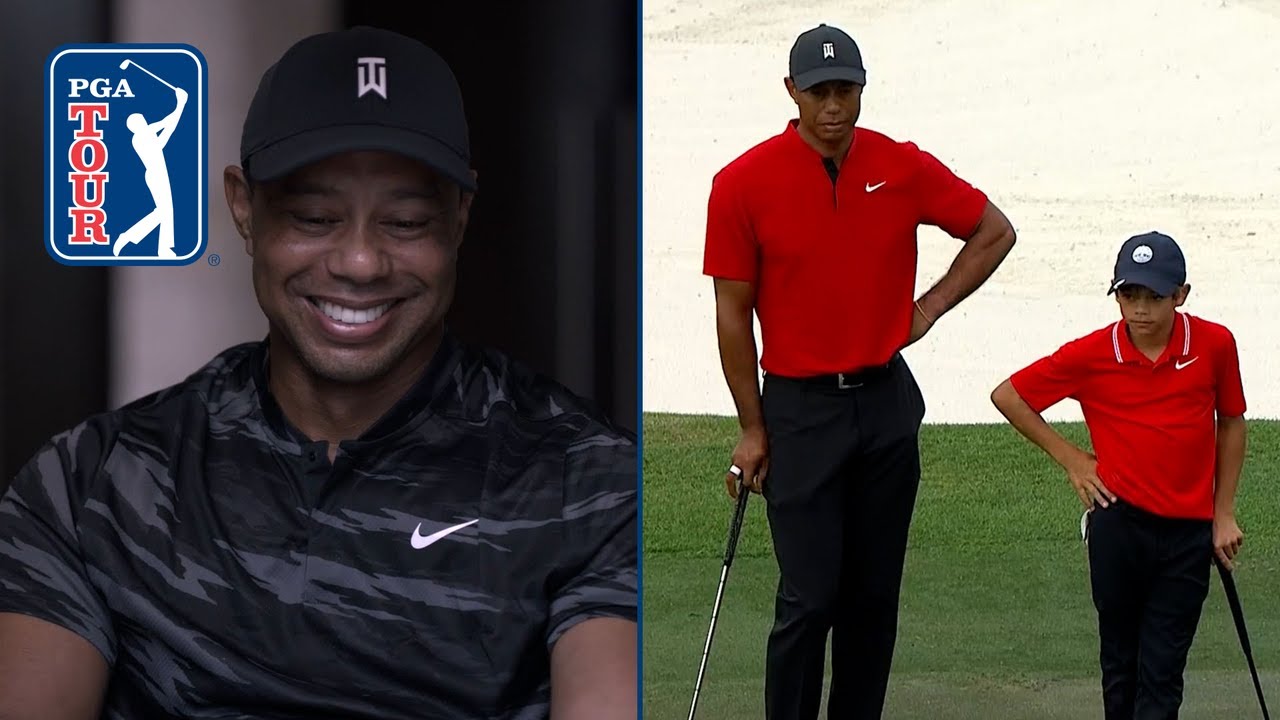 Tiger Woods spotted with new 'Sun Day Red' golf shoes ...