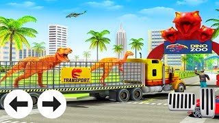 Angry Dinosaur Zoo Transport Truck -  Android Gameplay screenshot 1