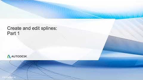 Professional AutoCAD for Design and Drafting Lesson 1.5:- Work with splines Part: 1