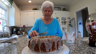 Grandma's Harvey Wallbanger Cake ~ Orange Cake with Vodka & Grand Marnier Icing ~ Ep 73