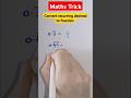 Convert recurring decimal into fraction #mathstricks #mathsshorts #mathstips #easymathtricks