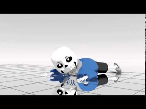 Mmd X Undertale Sans Does A Backflip Youtube - roblox mine oddity song id