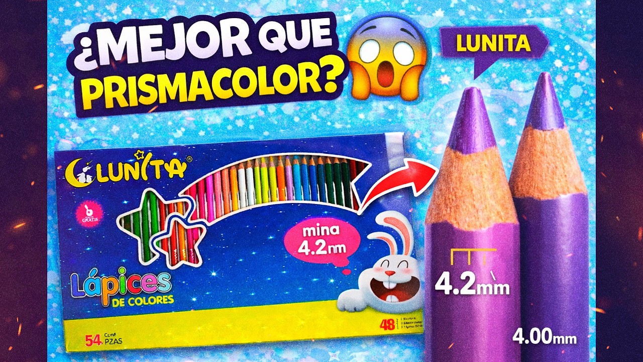 ¿4.2 mm = mejor color? ✏️🔥 (LUNITA vs Prismacolor)