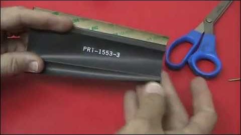 PRT (1553) - Installation of an EMI Shielded, Water Blocking, Wrap Around Heat Shrink