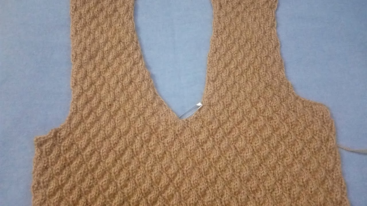 knitting half sweater