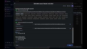 Voluum Traffic Source Postbacks Setup. About Tracking Parameters, External Click ID and Other Tokens