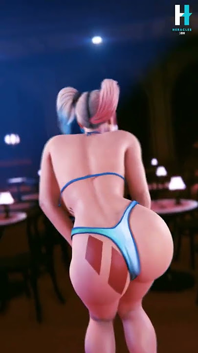 Harley Quinn Bikini | Injustice2 | 3D Animation #cosplay #bikini #dancing