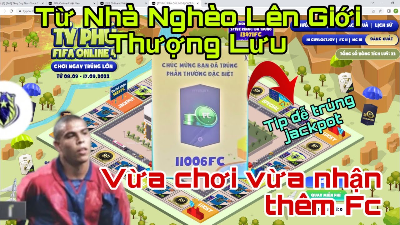 Chơi Cờ Tỷ Phú Biến Đội Hình Thành Thượng Lưu Trong Một Nốt Nhạc | NamThanVlog Fifa Online 4