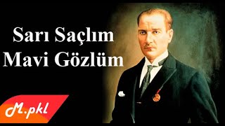 Sarı Saçlım Mavi Gözlüm Resimi