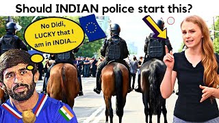 Police and protests... What the West hides... [Can Indians Question You? E-23] | Karolina Goswami
