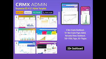 CRMx – Responsive Web Application Kit With Bootstrap Dashboard