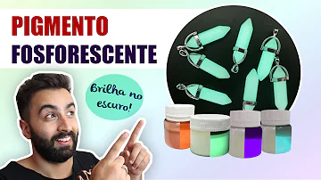 Como fazer pedras que brilha no escuro?