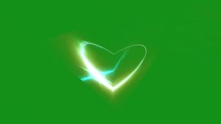 GLOWING GREEN SCREEN EFFECT AND ANIMATION