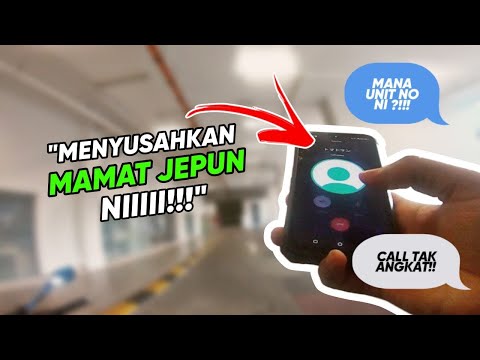GRAB FOOD | " MENYUSAHKAN MAMAT JEPUN NII!!! " 😡