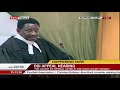 Lawyer James Orengo makes his BBI submission during the BBI appeal case hearing