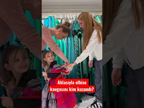 Ablasıyla elbise kavgasını sizce kim kazandı? #shorts #tiktok #trends #twins #sister #viral #funny