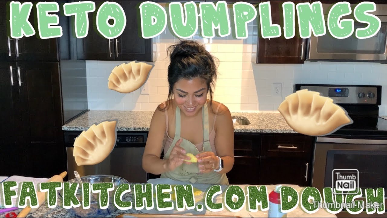 KETO Dumplings 🥟 Dough Recipe Cook With Me Macros