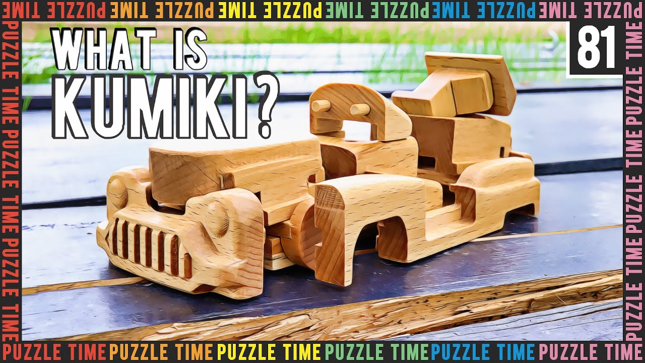 kumickey35セット Puzzle Time Ep 81 with HAND CRAFTED Kumiki Car - YouTube