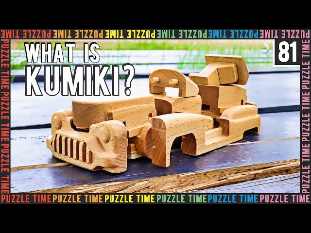 Puzzle Time Ep 81 with HAND CRAFTED Kumiki Car - YouTube