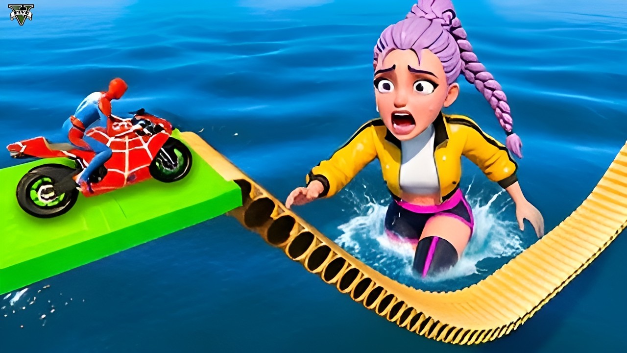 الرجل العنكبوت انقاذ باتمان Spider-Man Rescue batman vs iron man vs venom funny Game GTA 5 superhero