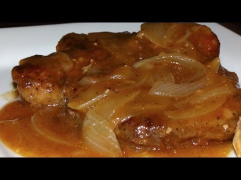 Smothered Pork Chops Onions And Gravy Recipe