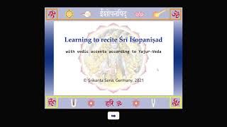 Easy learning to recite Sri Isopanisad -- Presentation of a practical application screenshot 2