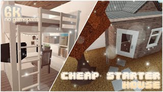 Cheap Starter House | 6k | No Gamepass | Bloxburg Cheap Starter House | 6k | No Gamepass | Bloxburg