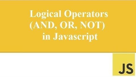 Lesson 16: Logical Operators (AND | OR | NOT) in Javascript | Javascript For Beginners (URDU/HINDI)