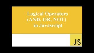 Lesson 16: Logical Operators (AND | OR | NOT) in Javascript | Javascript For Beginners (URDU/HINDI)