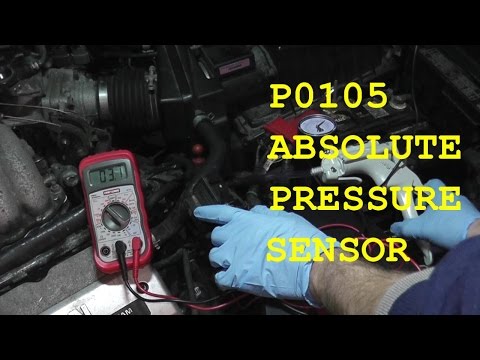 絶対圧センサーP0105HDをテストおよび交換する方法