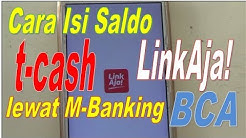 CARA ISI SALDO T-CASH/LINK AJA LEWAT M-BANKNG BCA - Durasi: 4.56. 