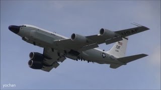 アメリカ空軍 ネブラスカ州 オファット基地 343偵察飛行隊RC-135V U.S. RC-135 Surveillance Jet Has Flown Unprecedented Mission Over
