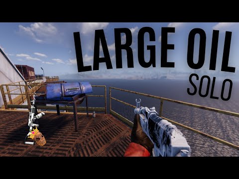How to Take Large Oil Rig SOLO! (Rust Console) - YouTube