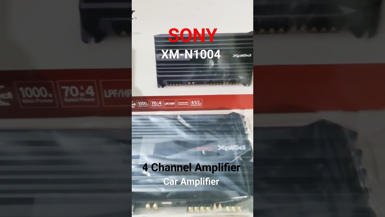 SONY XM- N1004, Car Amplifier 