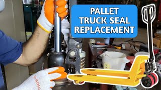 Repair Pallet Truck - How to change Seal // Hydraulic Jack Repair