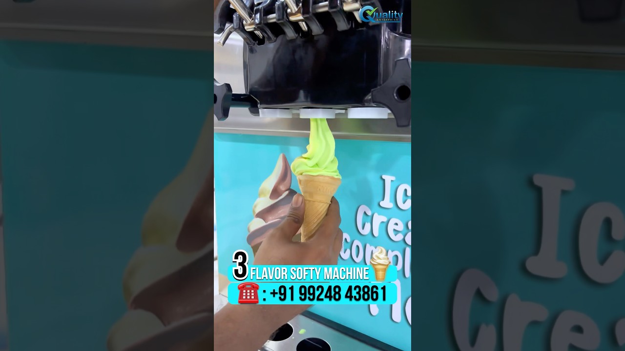 Softy Machine | 2 + 1 Softy Ice Cream Machine 