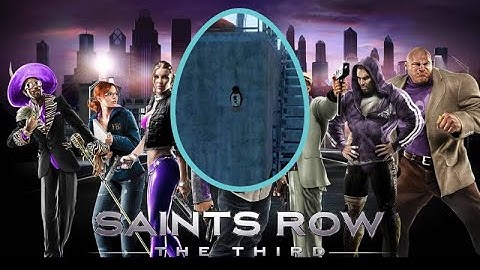 Pinned Penguin Easter Egg / Reference in Saints Row the Third