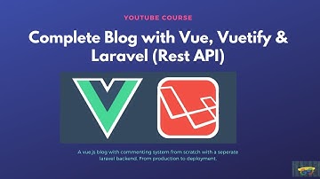Vue + Vuetify Blog with Laravel REST API #2  Sidebar & posts