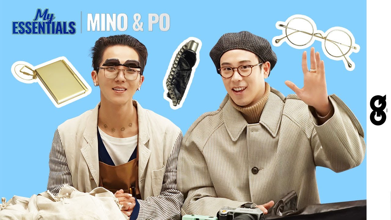 [ENG/마이에센셜] 송민호와 피오의 센스있고 특별한 데일리 필수템 공개! (드리스 반 노튼, 마르지엘라, 핫셀블라드, LA 아이웍스, 데이비드 호크니, 탬버린즈)