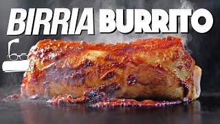 CHEESY JUICY BEEFY BIRRIA BURRITO, WOW! | SAM THE COOKING GUY