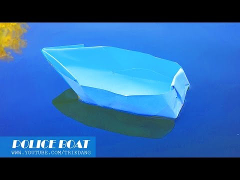 ORIGAMI BOAT for Kids: How to make a paper boat that 