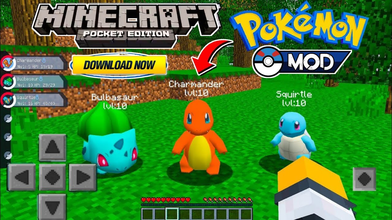 Download Pokemon Mod for Minecraft PE - Pokemon Mod for MCPE