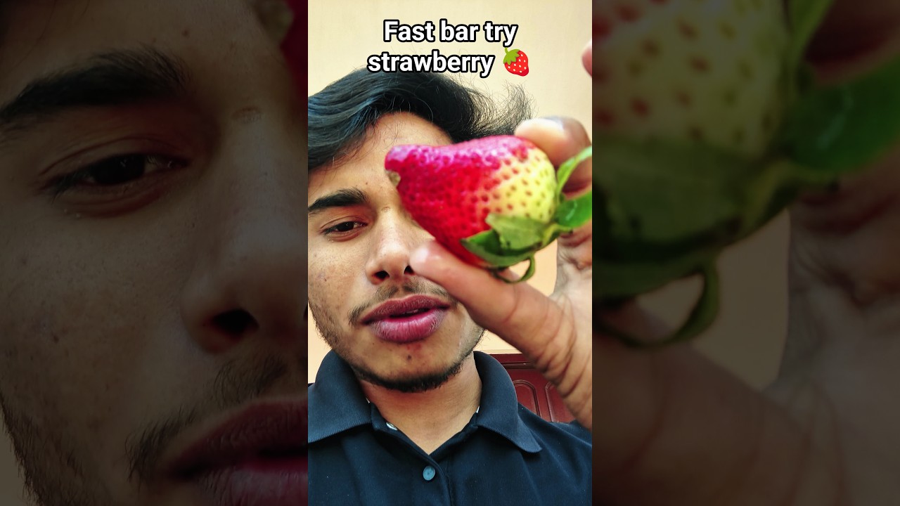 fast bar try strawberry 🍓 