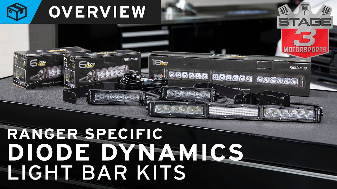 1921 Ranger Diode Dynamics Stage Series LED Light Bar Kit Overview